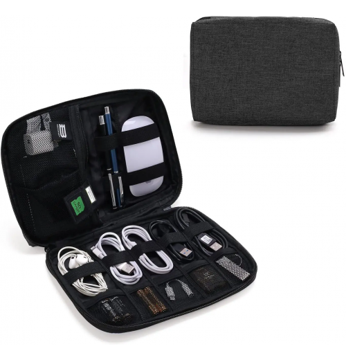 Large Capacity Portable Electronic Organizer Travel Carrying Digital Storage Gadget Bag Waterproof Cable Organizer Bag Large Capacity Portable Electronic Organizer Travel Carrying Digital Storage Gadget Bag Waterproof Cable Organizer Bag
