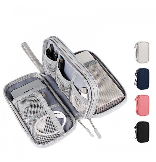 Electronic Accessories Cable Organizer Bag Digital Gadget Travel Organizer USB Cable Storage Case Bag Electronic Accessories Cable Organizer Bag Digital Gadget Travel Organizer USB Cable Storage Case Bag