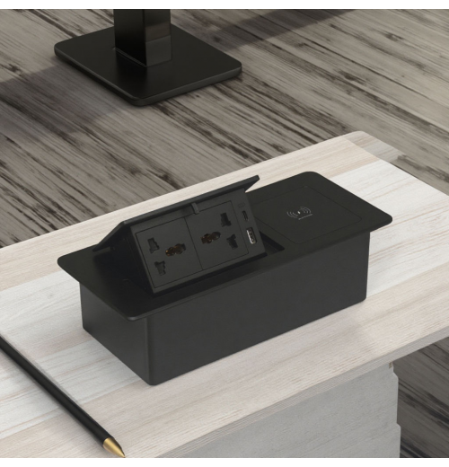 SINOAMIGO Universal kitchen usb multifunction furniture sliding cover tabletop power desktop socket table electric plugs SINOAMIGO Universal kitchen usb multifunction furniture sliding cover tabletop power desktop socket table electric plugs