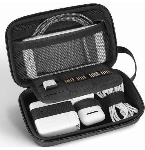 EVA Hard Shell Travel charger cable Organizer Case Portable Electronic Pouch Gadget Bag for MacBook Power Adapter Chargers EVA Hard Shell Travel charger cable Organizer Case Portable Electronic Pouch Gadget Bag for MacBook Power Adapter Chargers