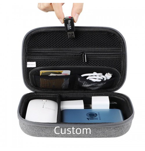 Wholesale EVA Digital Gadget Data Case Multifunctional Electronics Accessories Organizer Cable Earphone Storage Bag Wholesale EVA Digital Gadget Data Case Multifunctional Electronics Accessories Organizer Cable Earphone Storage Bag