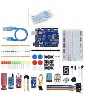 DIY Electronic Starter Kit for UNO R3 Arduino Circuit Board Electronics 12-in-1 Programmable Engineering Coding Education